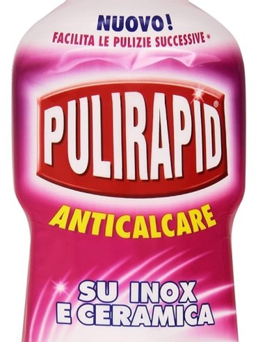 pulirapid detergente anticalcare liquido - 750ml - aceto: tuttocasashop.it: pulizia e cura della casa