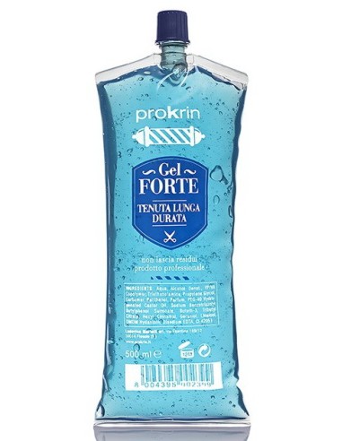 prokrin gel per capelli 500ml - fissaggio forte - lunga durata: tuttocasashop.it: igiene e cura della persona
