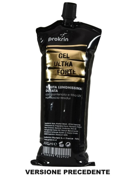 prokrin gel per capelli 500ml - fissaggio ultraforte - lunghissima durata: tuttocasashop.it: igiene e cura della persona