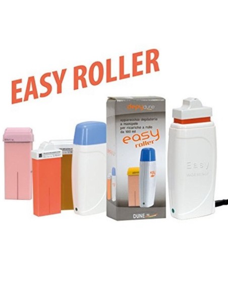 easy roller scaldacera elettrico per cartucce a rullo cera depilatoria 100ml: tuttocasashop.it: igiene e cura della persona