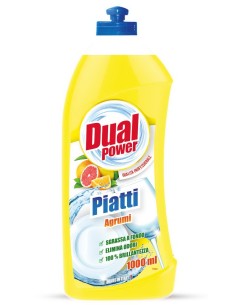 dual power detersivo per piatti e stoviglie - 1 litro - agrumi: tuttocasashop.it: pulizia e cura della casa