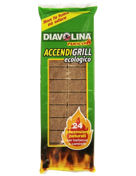 diavoline tavolette accendifuoco ecologico tabs 24pz: tuttocasashop.it: altro - bazar