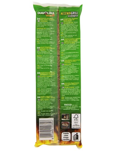 diavoline tavolette accendifuoco ecologico tabs 24pz: tuttocasashop.it: altro - bazar
