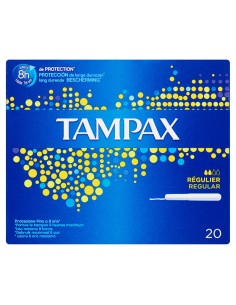 tampax blue box assorbenti igienici interni - 20 pezzi - formato regular: tuttocasashop.it: igiene e cura della persona
