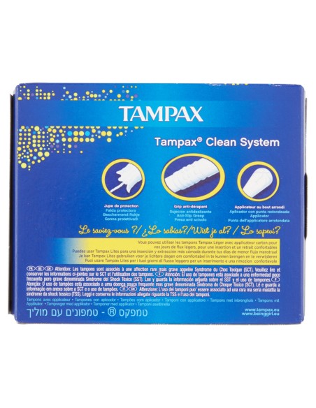 tampax blue box assorbenti igienici interni - 20 pezzi - formato regular: tuttocasashop.it: igiene e cura della persona