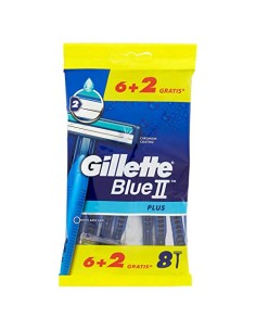 gillette blue ii plus rasoi radi e getta bilama - 8 pezzi - easy grip: tuttocasashop.it: igiene e cura della persona