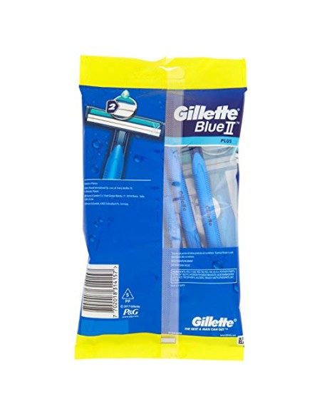 gillette blue ii plus rasoi radi e getta bilama - 8 pezzi - easy grip: tuttocasashop.it: igiene e cura della persona