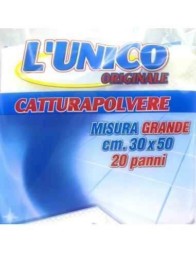 l'unico panno catturapolvere - 30 x 50 cm - 20 pezzi - compatibile swiffer: tuttocasashop.it: pulizia e cura della casa