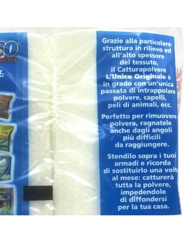 l'unico panno catturapolvere - 30 x 50 cm - 20 pezzi - compatibile swiffer: tuttocasashop.it: pulizia e cura della casa