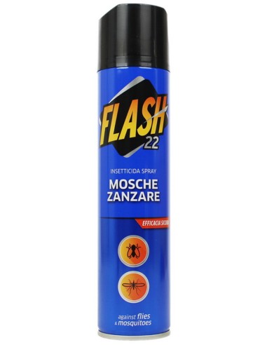 flash 22 insetticida spray per mosche e zanzare 250ml: tuttocasashop.it: pulizia e cura della casa