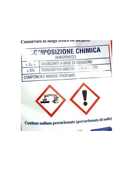 eridano perborato in polvere sbiancante 750g - additivo: tuttocasashop.it: prodotti per bucato e tessuti
