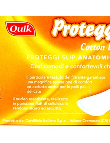 quik 20 assorbenti proteggislip anatomici - distesi: tuttocasashop.it: igiene e cura della persona