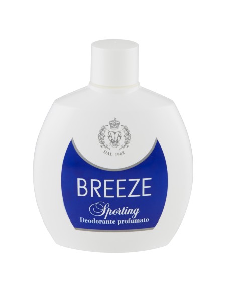 breeze deodorante squeeze no-gas - 100ml - sporting - senza sali alluminio: tuttocasashop.it: igiene e cura della persona