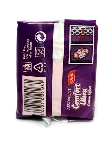 quik assorbenti ultra - 12 pezzi - anatomici con ali: tuttocasashop.it: igiene e cura della persona