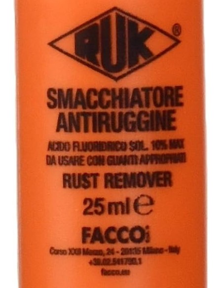 ruk levaruggine per tessuti e superfici - 25ml: tuttocasashop.it: prodotti per bucato e tessuti