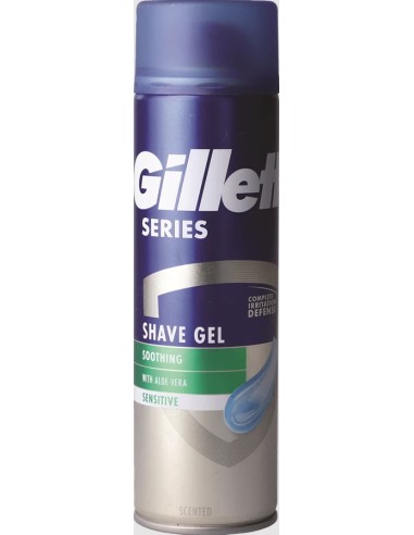 gillette series gel - schiuma da barba in gel - 200ml - per pelli sensibili: tuttocasashop.it: igiene e cura della persona