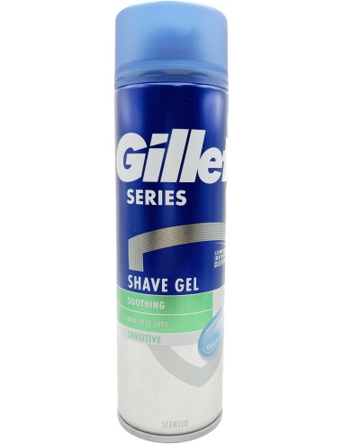 gillette series gel - schiuma da barba in gel - 200ml - per pelli sensibili: tuttocasashop.it: igiene e cura della persona