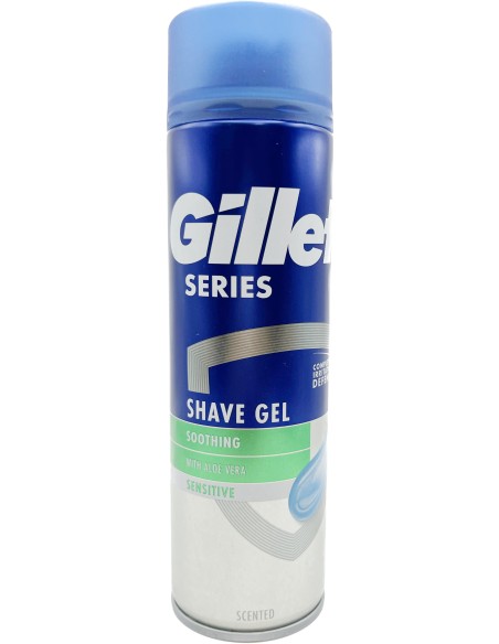 gillette series gel - schiuma da barba in gel - 200ml - per pelli sensibili: tuttocasashop.it: igiene e cura della persona