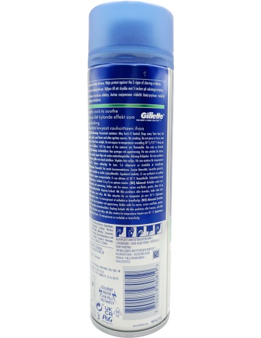 gillette series gel - schiuma da barba in gel - 200ml - per pelli sensibili: tuttocasashop.it: igiene e cura della persona