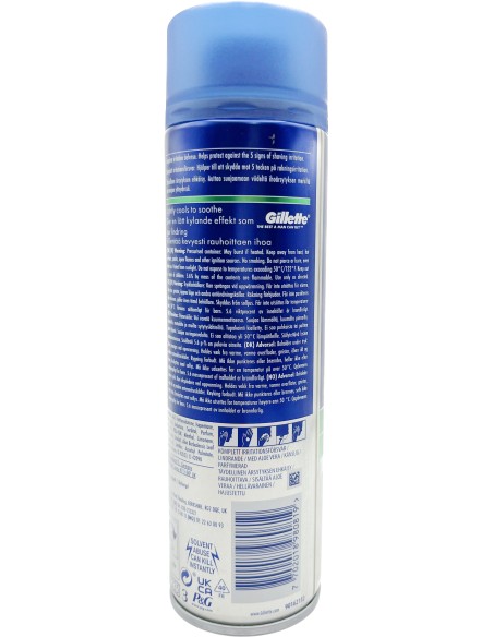 gillette series gel - schiuma da barba in gel - 200ml - per pelli sensibili: tuttocasashop.it: igiene e cura della persona