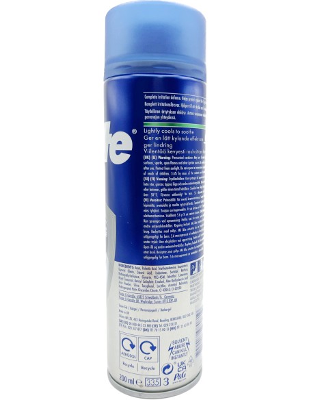 gillette series gel - schiuma da barba in gel - 200ml - per pelli sensibili: tuttocasashop.it: igiene e cura della persona