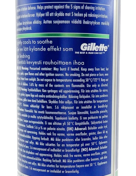 gillette series gel - schiuma da barba in gel - 200ml - per pelli sensibili: tuttocasashop.it: igiene e cura della persona