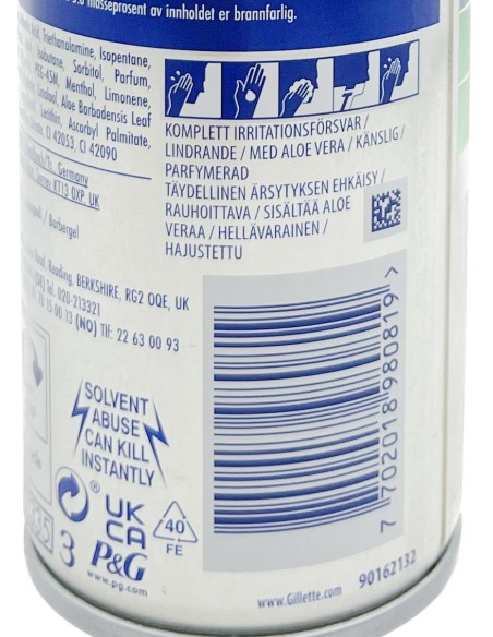 gillette series gel - schiuma da barba in gel - 200ml - per pelli sensibili: tuttocasashop.it: igiene e cura della persona