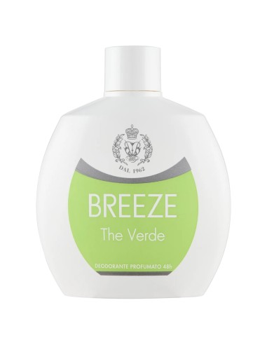 breeze deodorante squeeze no-gas - 100ml - the verde: tuttocasashop.it: igiene e cura della persona
