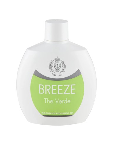 breeze deodorante squeeze no-gas - 100ml - the verde: tuttocasashop.it: igiene e cura della persona