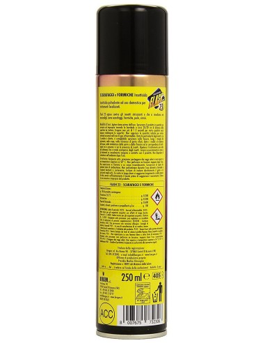 flash 23 scarafaggi e formiche insetticidia spray 250ml: tuttocasashop.it: pulizia e cura della casa