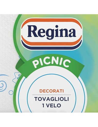 regina picnic - 162 tovaglioli monovelo - decori assortiti: tuttocasashop.it: carta & monouso
