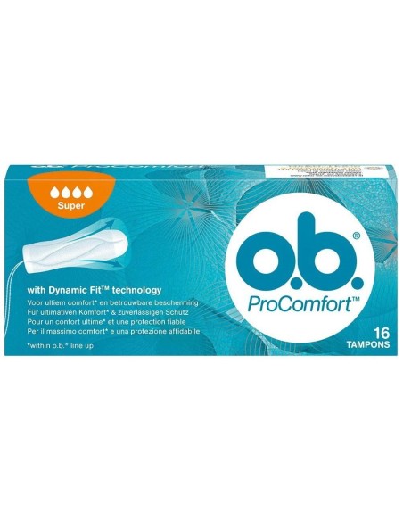 ob tamponi assorbenti interni con applicatore - 16 pezzi - super: tuttocasashop.it: igiene e cura della persona