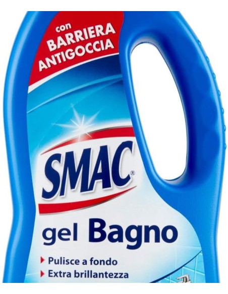 smac gel bagno 850ml - anticalcare - brillante - con barriera protettiva: tuttocasashop.it: pulizia e cura della casa