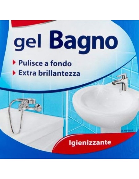 smac gel bagno 850ml - anticalcare - brillante - con barriera protettiva: tuttocasashop.it: pulizia e cura della casa