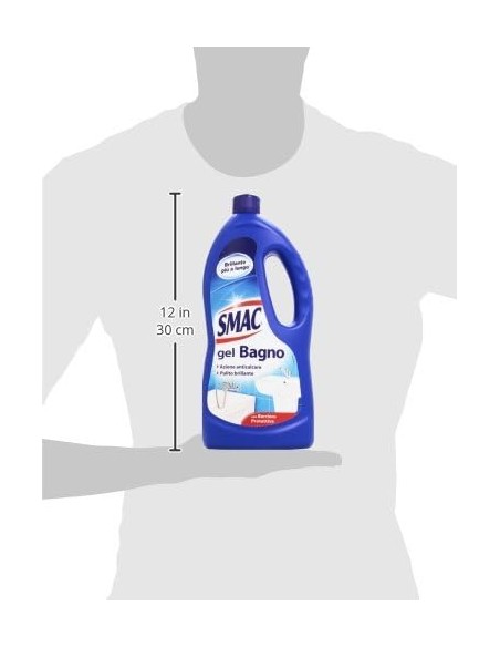 smac gel bagno 850ml - anticalcare - brillante - con barriera protettiva: tuttocasashop.it: pulizia e cura della casa