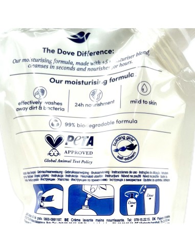 dove sapone liquido 500ml - silk - busta ecoricarica: tuttocasashop.it: igiene e cura della persona