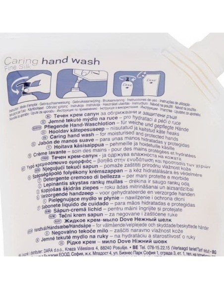 dove sapone liquido 500ml - silk - busta ecoricarica: tuttocasashop.it: igiene e cura della persona