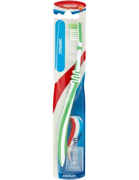 aquafresh dynamic spazzolino per igiene orale - medium - setole media: tuttocasashop.it: igiene e cura della persona