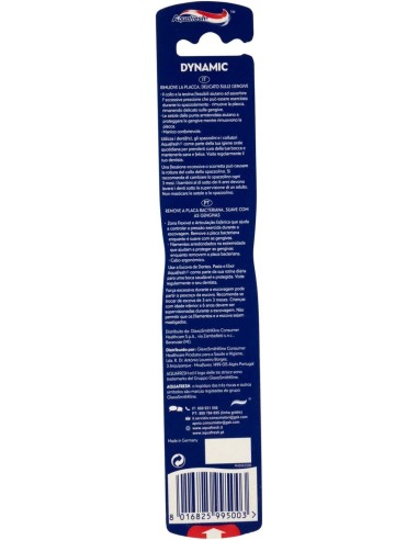 aquafresh dynamic spazzolino per igiene orale - medium - setole media: tuttocasashop.it: igiene e cura della persona