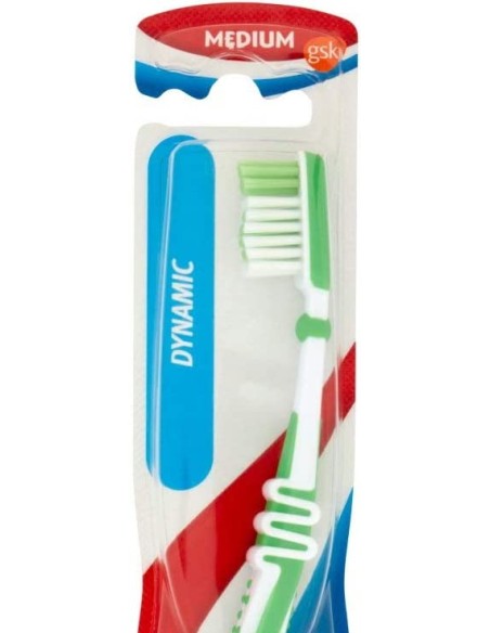 aquafresh dynamic spazzolino per igiene orale - medium - setole media: tuttocasashop.it: igiene e cura della persona