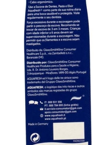 aquafresh dynamic spazzolino per igiene orale - medium - setole media: tuttocasashop.it: igiene e cura della persona