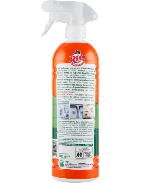 rio detergente sgrassatore spray - 800ml - melaceto: tuttocasashop.it: pulizia e cura della casa