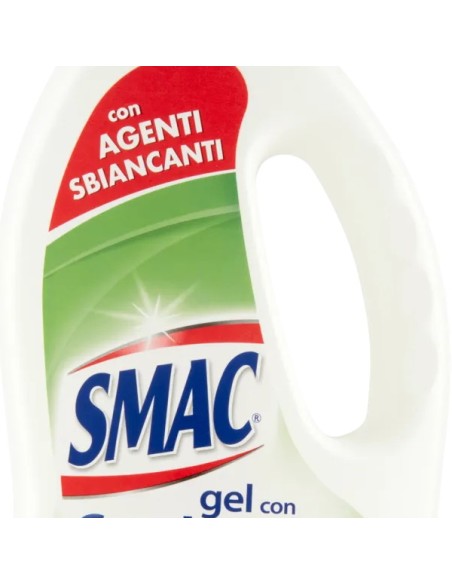 smac gel con candeggina 850ml - formula igienizzante - ultrabianco brillante: tuttocasashop.it: pulizia e cura della casa