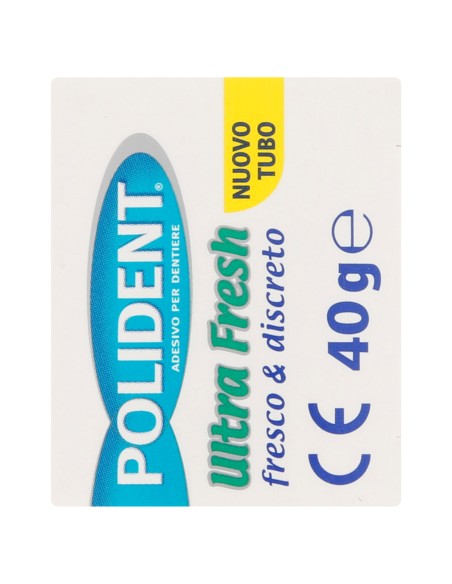 polident crema adesiva per dentiere - tubo da 40 grammi - ultra fresh: tuttocasashop.it: igiene e cura della persona