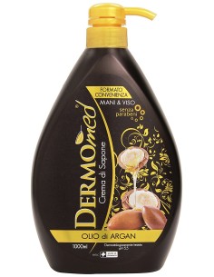 dermomed sapone liquido 1 litro - con erogatore - olio di argan: tuttocasashop.it: igiene e cura della persona