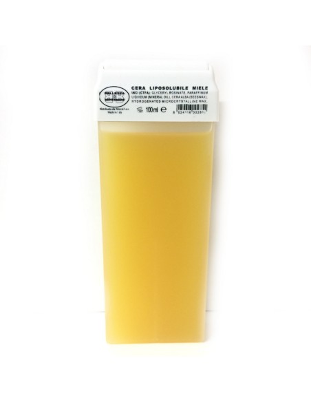 cera depilatoria a caldo - cartuccia con rullo - 100ml - miele: tuttocasashop.it: igiene e cura della persona