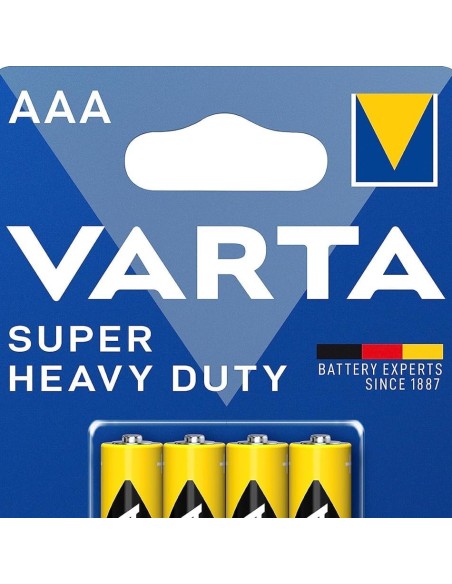 varta superlife pile formato aaa ministilo zinco carbone 1.5v - 4 pezzi: tuttocasashop.it: altro - bazar