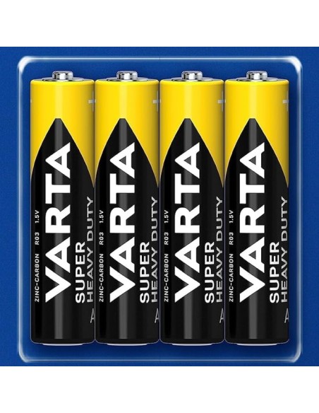 varta superlife pile formato aaa ministilo zinco carbone 1.5v - 4 pezzi: tuttocasashop.it: altro - bazar