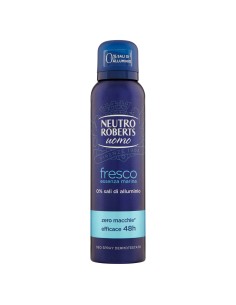 neutro roberts deodorante spray 150ml - men - fresco - essenza marina: tuttocasashop.it: igiene e cura della persona