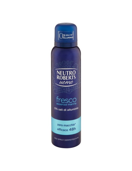 neutro roberts deodorante spray 150ml - men - fresco - essenza marina: tuttocasashop.it: igiene e cura della persona